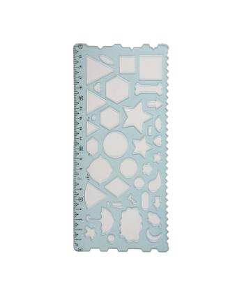 خط کش شکل دار کلیپس کد 37645 بسته 2 عددی