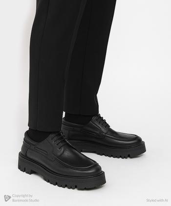 کفش مردانه چرم طبیعی چرم مشهد مدل J6290