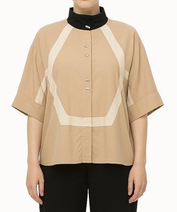 مانتو کژوال کوتاه زنانه لوسیفر مدل W21780