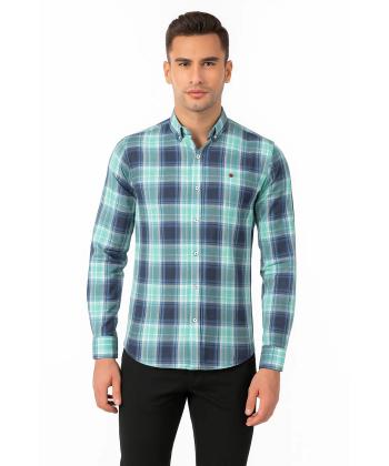 پیراهن آستین بلند مردانه برند پی لس مدل am1404398