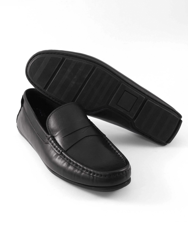 کفش کالج مردانه چرم طبیعی منط مدل k208