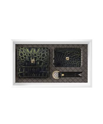 ست هدیه چرم طبیعی منط Mante مدل X108