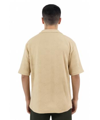 پیراهن آستین کوتاه مردانه آر ان اس کد 12202317