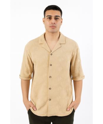 پیراهن آستین کوتاه مردانه آر ان اس کد 12202317
