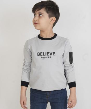 تیشرت آستین بلن پسرانه پيانو كد 11002