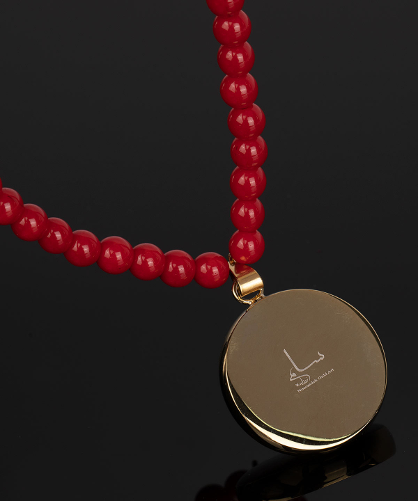 گردنبند سام نورزاده Noorzadeh Gold Art طرح ماه مهر کد 44