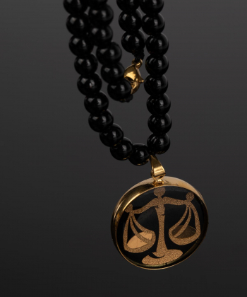 گردنبند سام نورزاده Noorzadeh Gold Art طرح ماه مهر کد 45