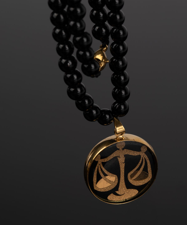 گردنبند سام نورزاده Noorzadeh Gold Art طرح ماه مهر کد 45