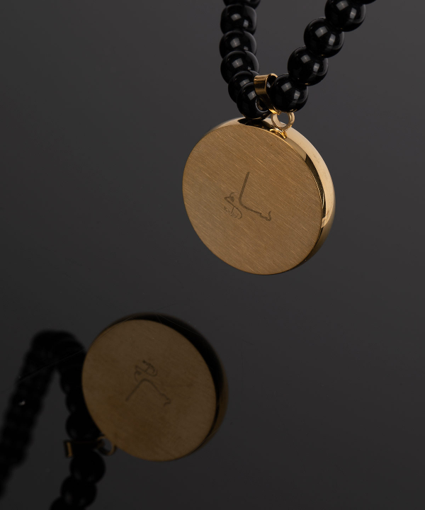 گردنبند سام نورزاده Noorzadeh Gold Art طرح ماه آبان کد 75