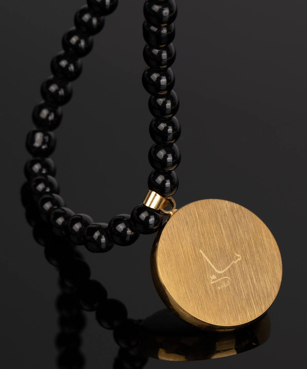 گردنبند سام نورزاده Noorzadeh Gold Art طرح ماه آذر کد 83