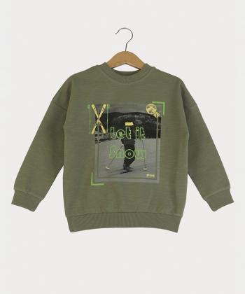 تیشرت آستین بلند پسرانه پيانو كد 11049