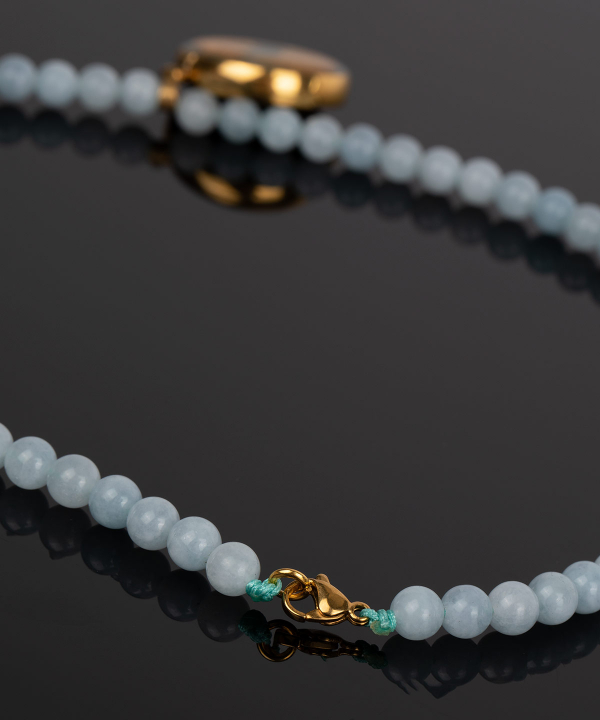 گردنبند سام نورزاده Noorzadeh Gold Art طرح ماه اسفند کد 104