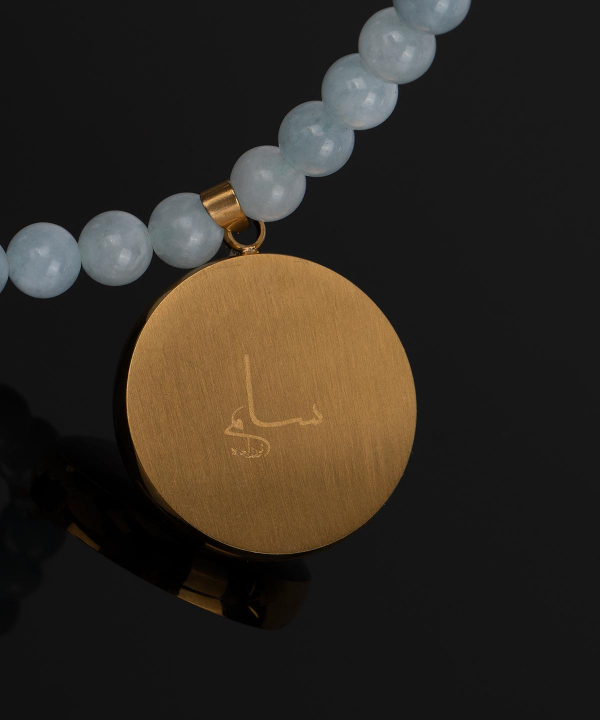 گردنبند سام نورزاده Noorzadeh Gold Art طرح ماه اسفند کد 104
