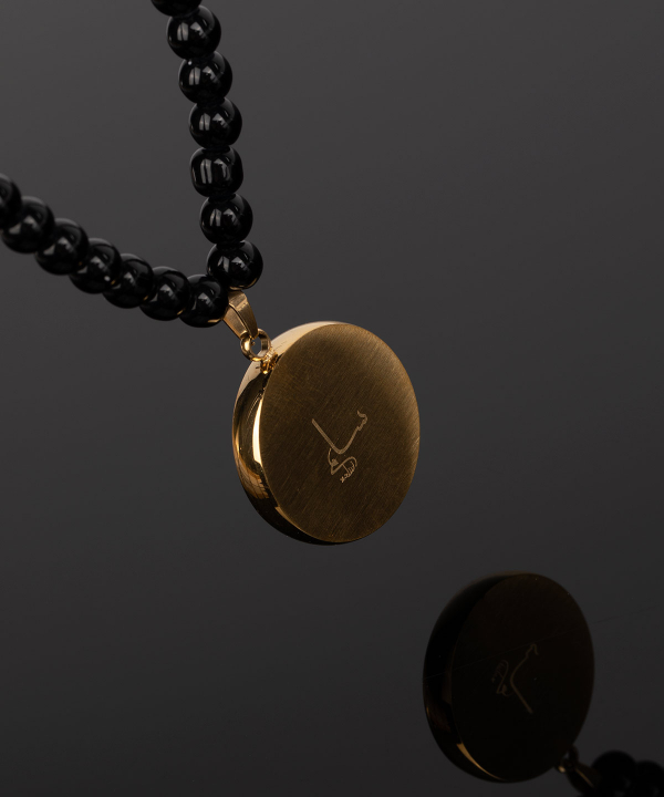 گردنبند سام نورزاده Noorzadeh Gold Art طرح ماه اسفند کد 105