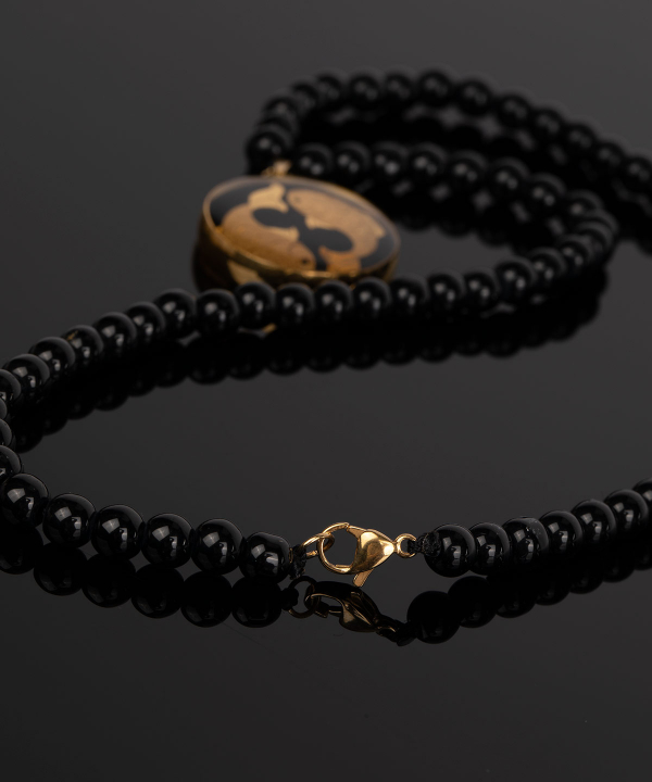 گردنبند سام نورزاده Noorzadeh Gold Art طرح ماه اسفند کد 105