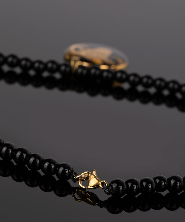 گردنبند سام نورزاده Noorzadeh Gold Art طرح ماه فروردین کد 125