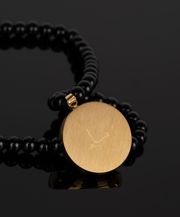 گردنبند سام نورزاده Noorzadeh Gold Art طرح ماه فروردین کد 125
