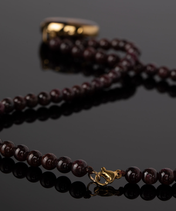 گردنبند سام نورزاده Noorzadeh Gold Art طرح ماه فروردین کد 126