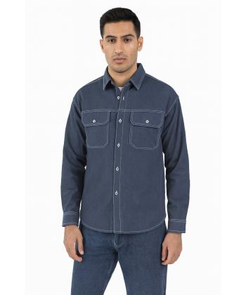پیراهن آستین بلند مردانه جین وست مدل 43131002