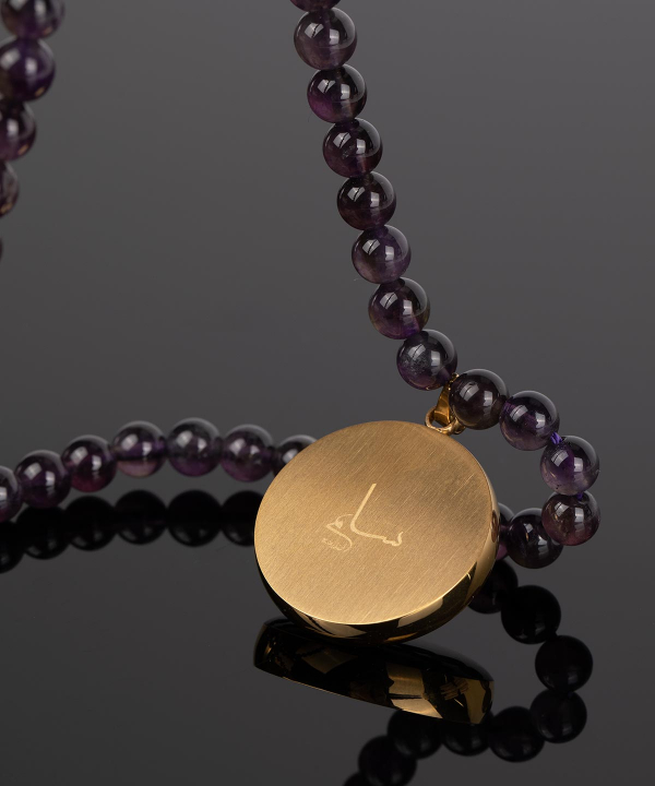 گردنبند سام نورزاده Noorzadeh Gold Art طرح ماه اردیبهشت کد 130
