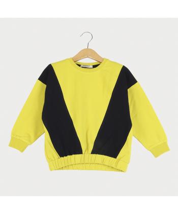 سویشرت نخی دخترانه پیانو مدل 10045