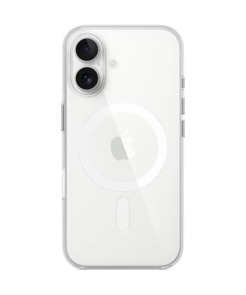 قاب شفاف مناسب براي گوشي اپل مدل IPHONE 16 (MAGESAFE ACTIVE )