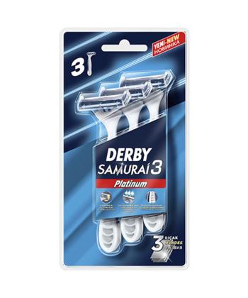 خودتراش دربی مدل Samurai 3 بسته 3 عددی