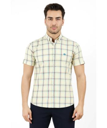 پیراهن آستین کوتاه مردانه برند پی لس کد am140466