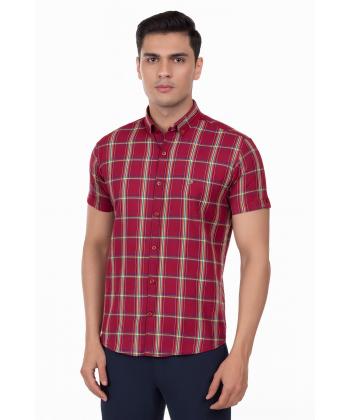 پیراهن آستین کوتاه مردانه برند پی لس کد am140454