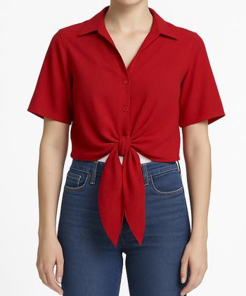 شومیز آستین کوتاه زنانه ادورا مدل 15251719