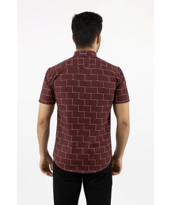 پیراهن آستین کوتاه مردانه برند پی لس کد am140417