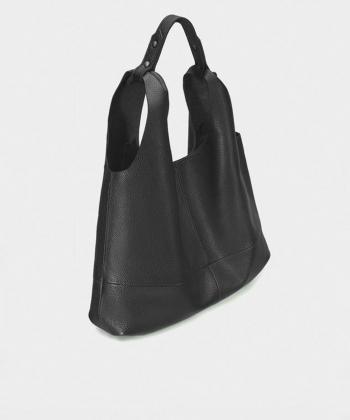 کیف دوشی چرم طبیعی زنانه نوین چرم مدل ساحل