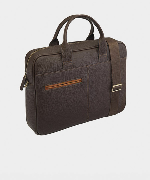 کیف اداری چرم طبیعی نوین چرم Novin Leather مدل آلبرو