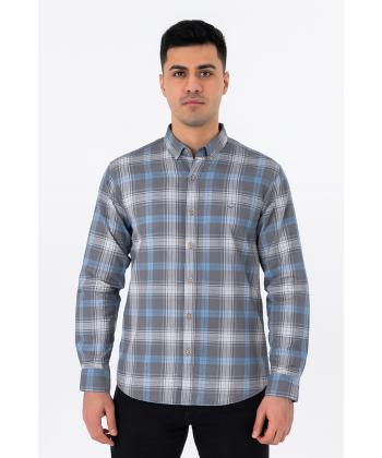 پیراهن آستین بلند مردانه برند پی لس مدل am1404404