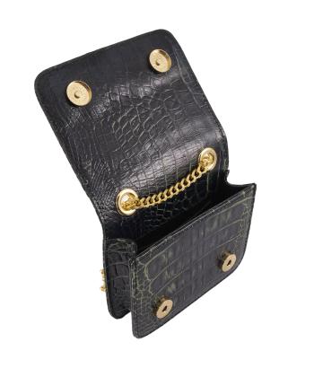 کیف دوشی چرم طبیعی زنانه منط مدل F121