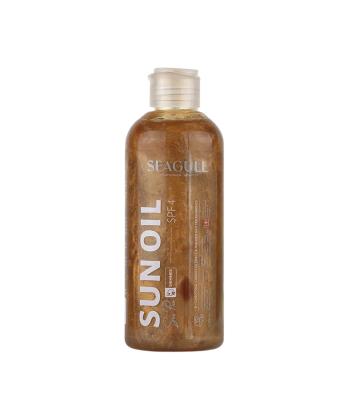 روغن برنزه کننده و ویتامینه SPF 4 سی گل Seagull حجم 250 میلی لیتر