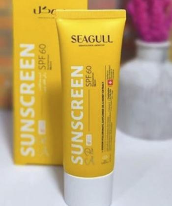 کرم ضد آفتاب رنگی بژ روشن با SPF60 سی گل Seagull مدل Sun Pro حجم 50 میلی لیتر