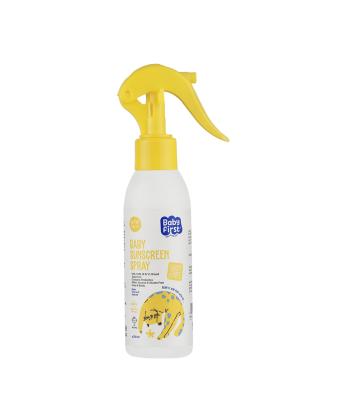اسپری ضد آفتاب کودکان SPF 50 بیبی فرست Baby First حجم 150 میلی لیتر