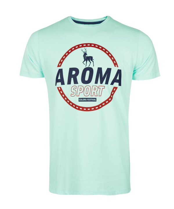 تیشرت آستین کوتاه مردانه آروما Aroma کد 10101011