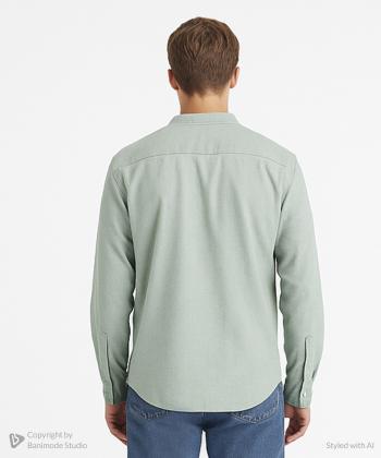 پیراهن لینن آستین بلند مردانه جوتی جینز مدل 51531015