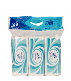 دستمال کاغذی ناین Nine بسته 3 عددی