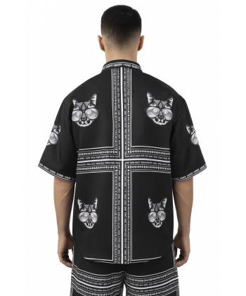 پیراهن آستین کوتاه مردانه لوسیفر کد M21146