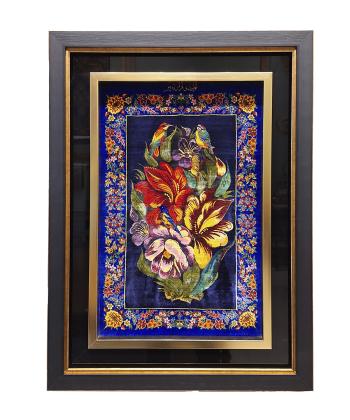 تابلو فرش دستباف راه ابریشم Rahe abrisham کد 1099