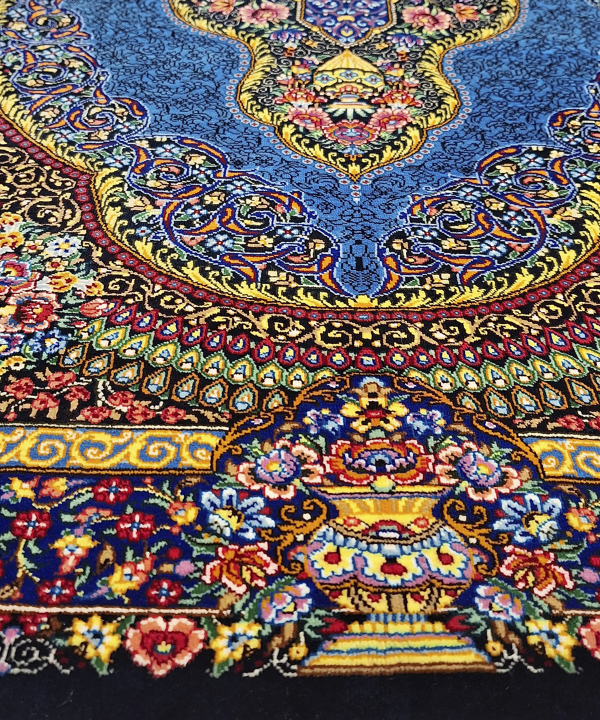فرش دستباف راه ابريشم Rahe abrisham كد 1098