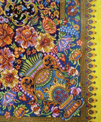 فرش دستباف راه ابريشم Rahe abrisham كد 1103