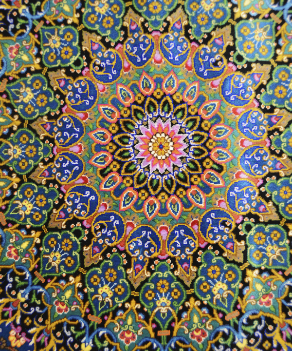 فرش دستباف راه ابريشم Rahe abrisham كد 1103