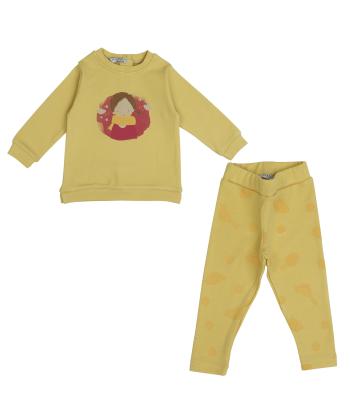 ست تیشرت و لگ دخترانه پيانو كد 10065