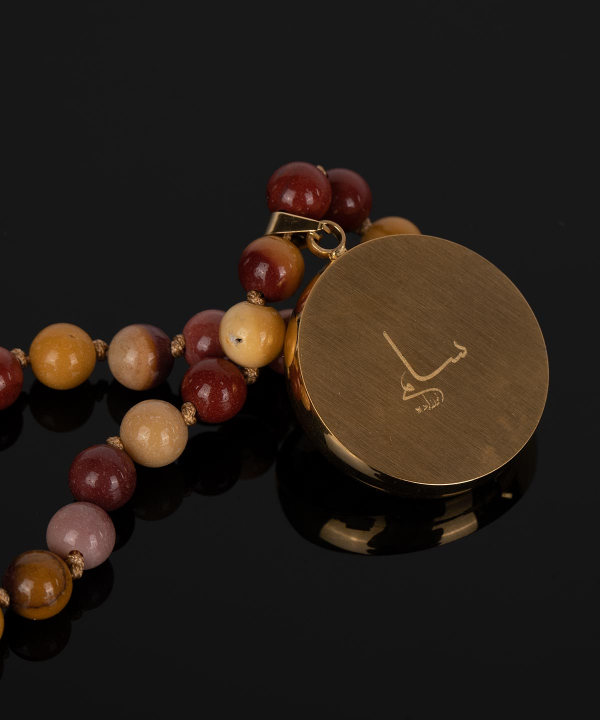گردنبند سام نورزاده Noorzadeh Gold Art طرح ماه دی کد 881