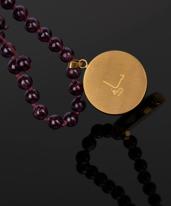 گردنبند سام نورزاده Noorzadeh Gold Art طرح ماه فروردین کد 1261