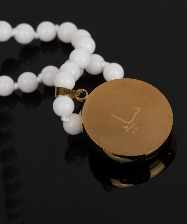 گردنبند سام نورزاده Noorzadeh Gold Art طرح گره‌ای ماه تیر